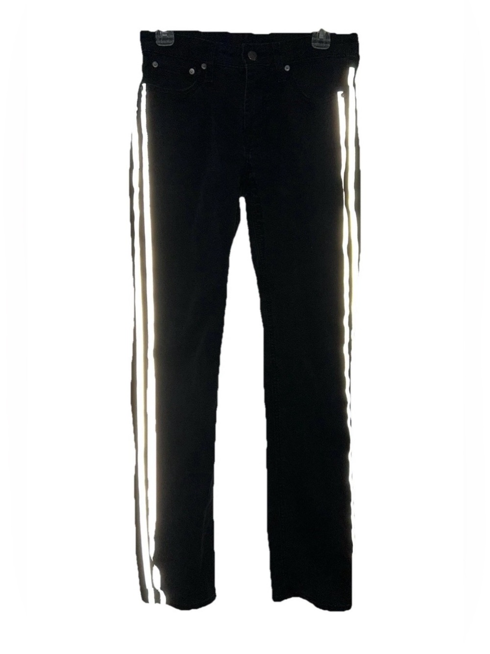 Levi’s Men’s Black 511 Slim Fit Jeans With Reflective Stripes 29x32 - Picture 2 of 6